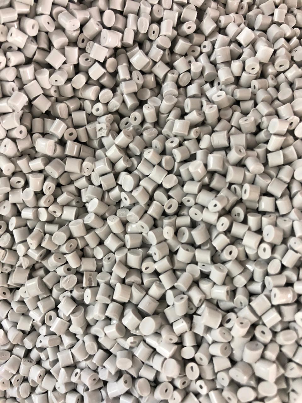 Recycled ABS pellet texture for specialty custom grade sourcing